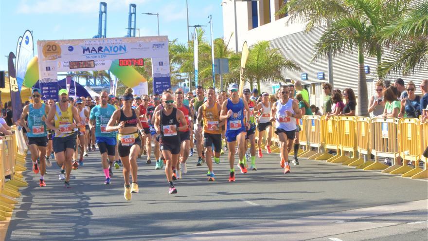 José Antonio Marichal y Obdulia Hernández, se coronan en la XX Media Maratón Fundación Puertos de Las Palmas