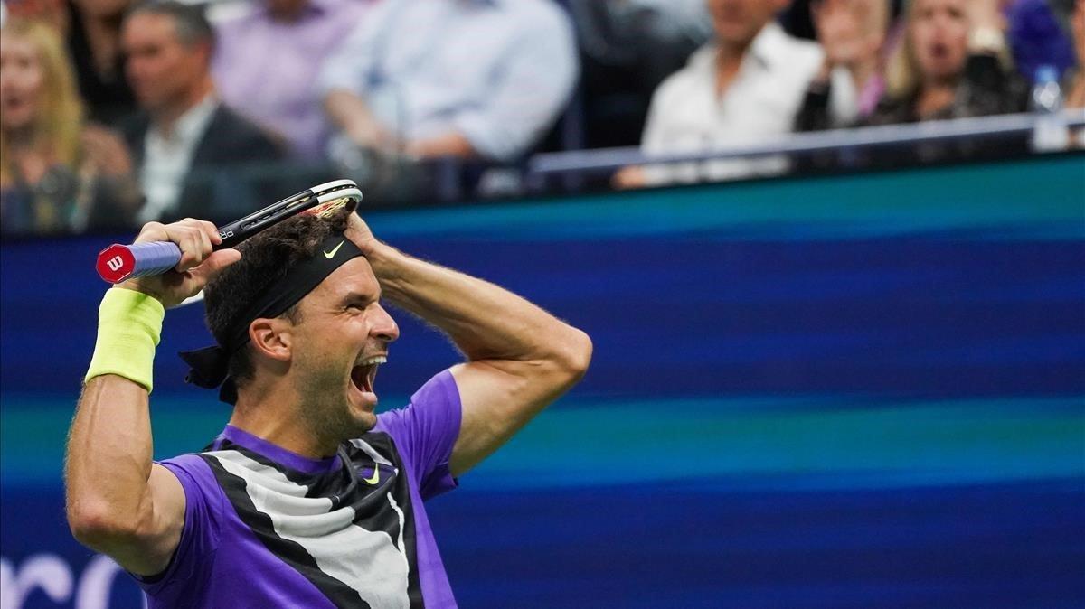 aguasch49704187 topshot   grigor dimitrov of bulgaria reacts to his win agai190904192559