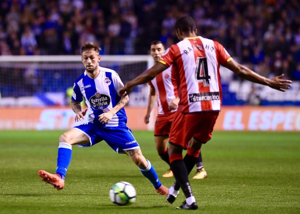 El Deportivo cae ante el Girona en Riazor