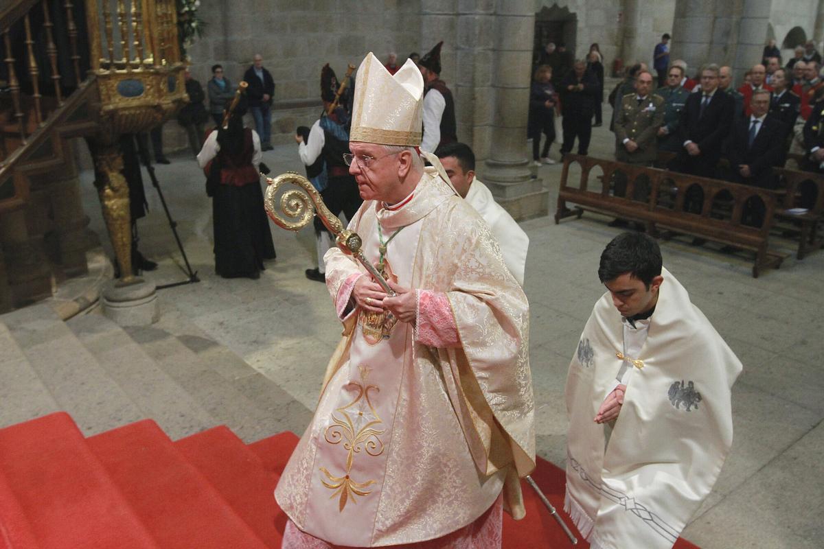 El obispo de Ourense, Leonardo Lemos.