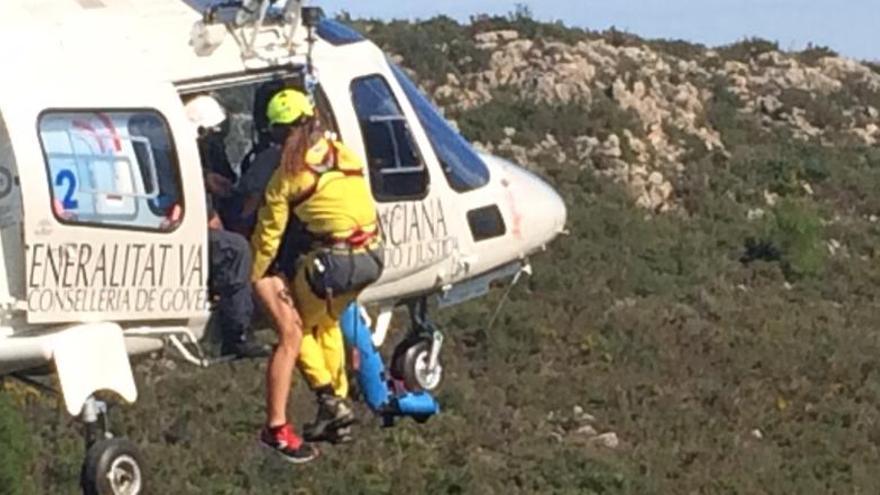 Rescatan a un escolar herido en Alzira