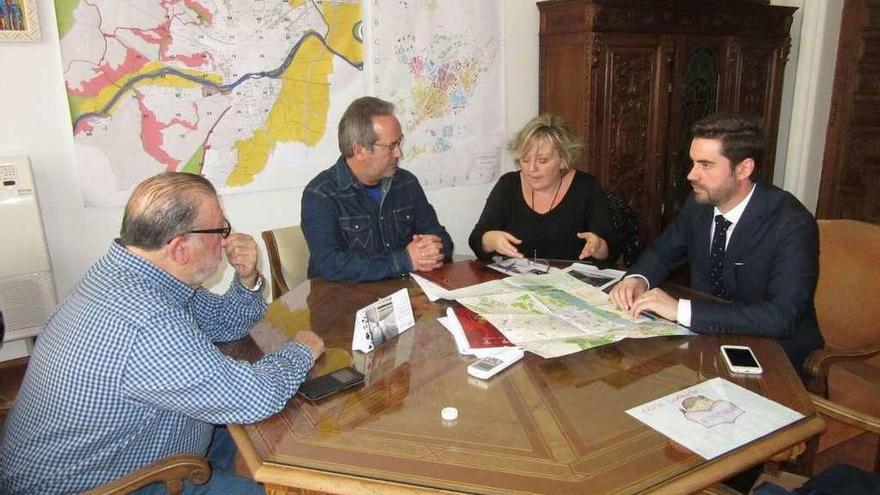 José Hernández, Francisco Guarido, Ana González y Antidio Fagúndez.