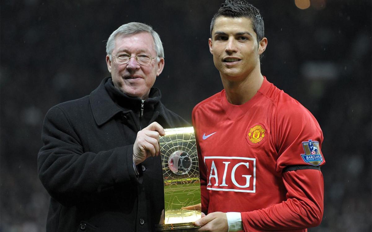 Cristiano Ronaldo le gastó una broma de mal gusto a Sir Alex Ferguson