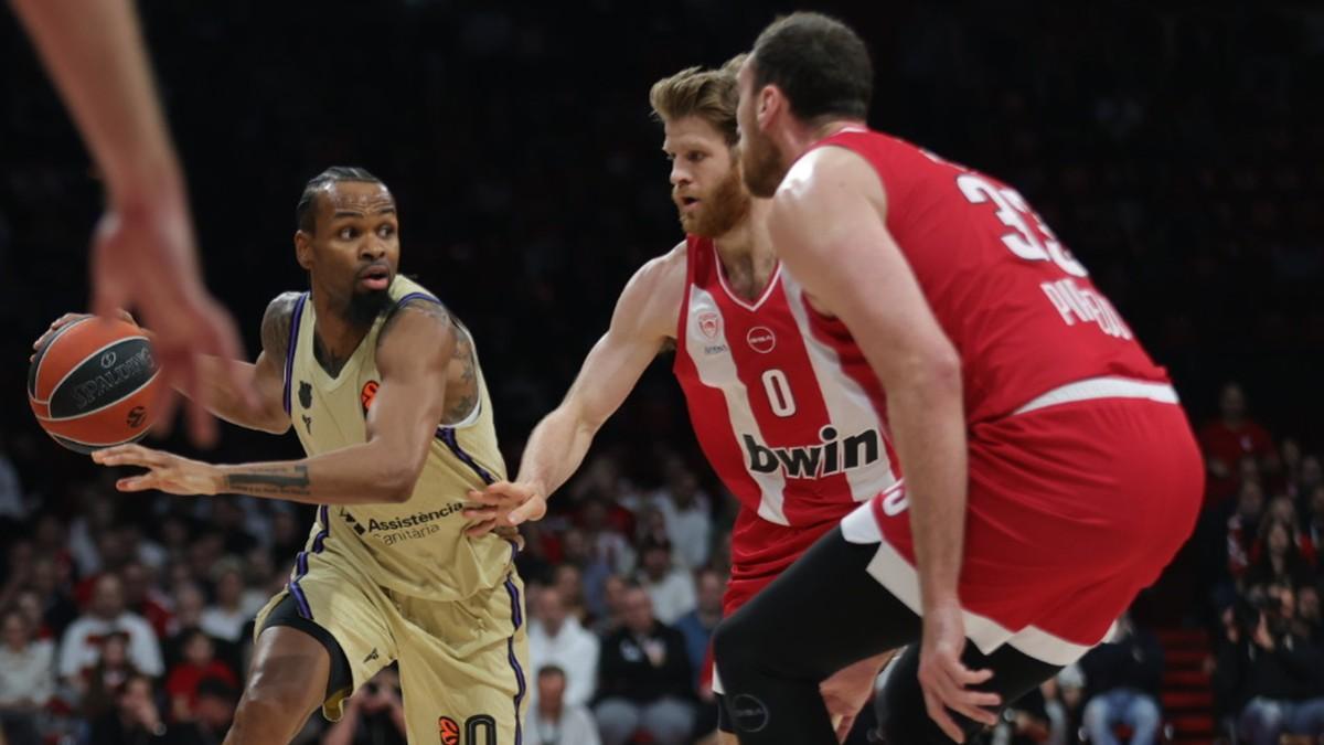 Kevin Punter, en el partido de Euroliga ante Olympiacos