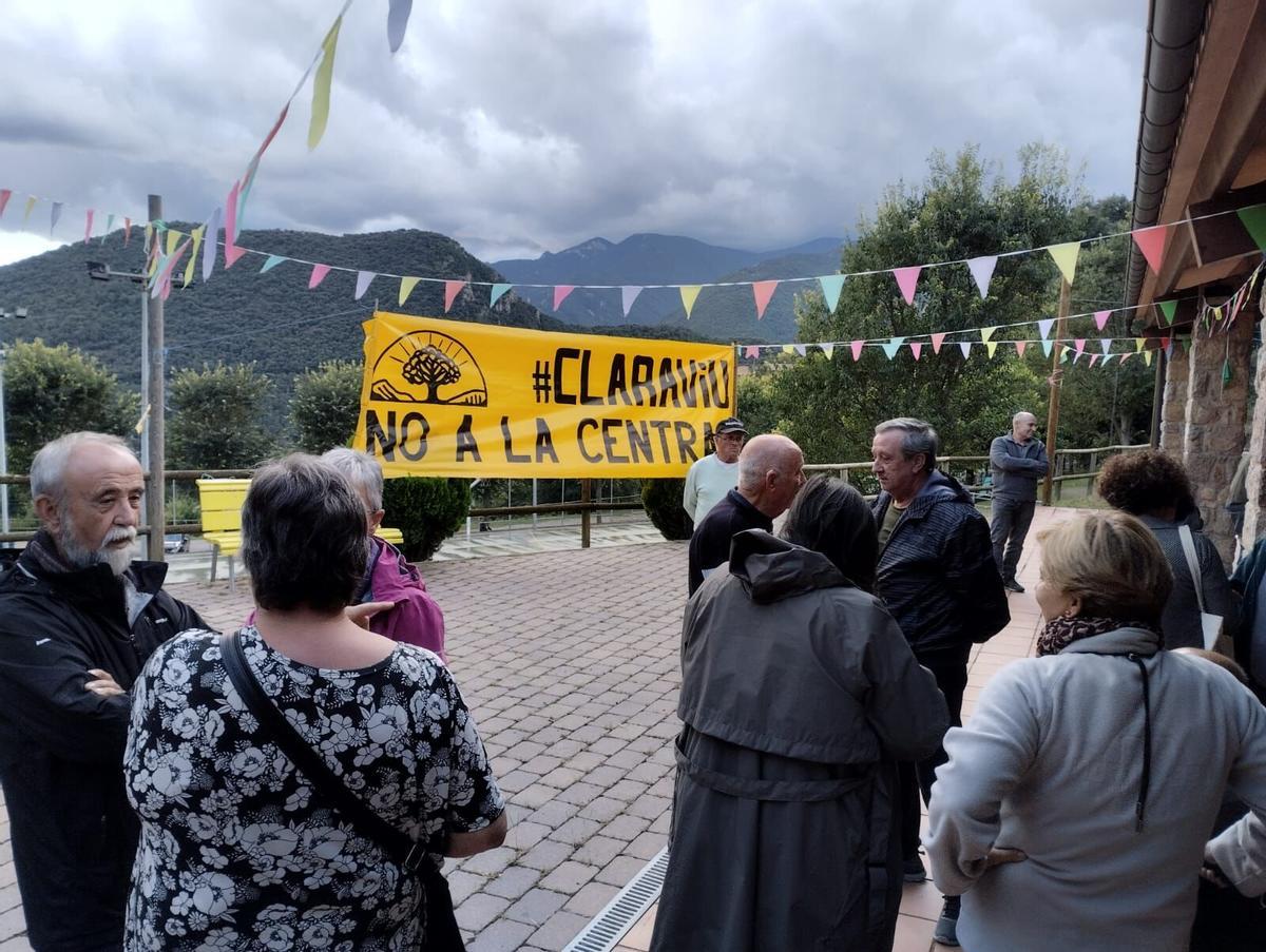 Imatge d'arxiu d'una concentració en contra de la central reversible de la Baells