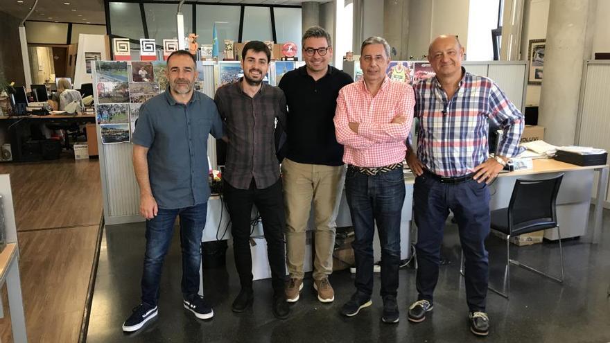 San Vicente visita Gijón para aprender de su modelo deportivo innovador