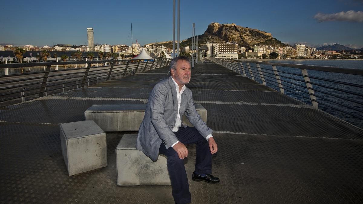 Juan Antonio Gisbert, en el Puerto de Alicante