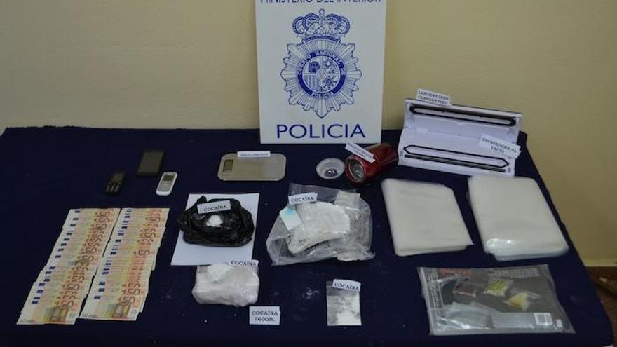 Desarticulado un grupo criminal dedicado al tráfico de cocaína a nivel nacional