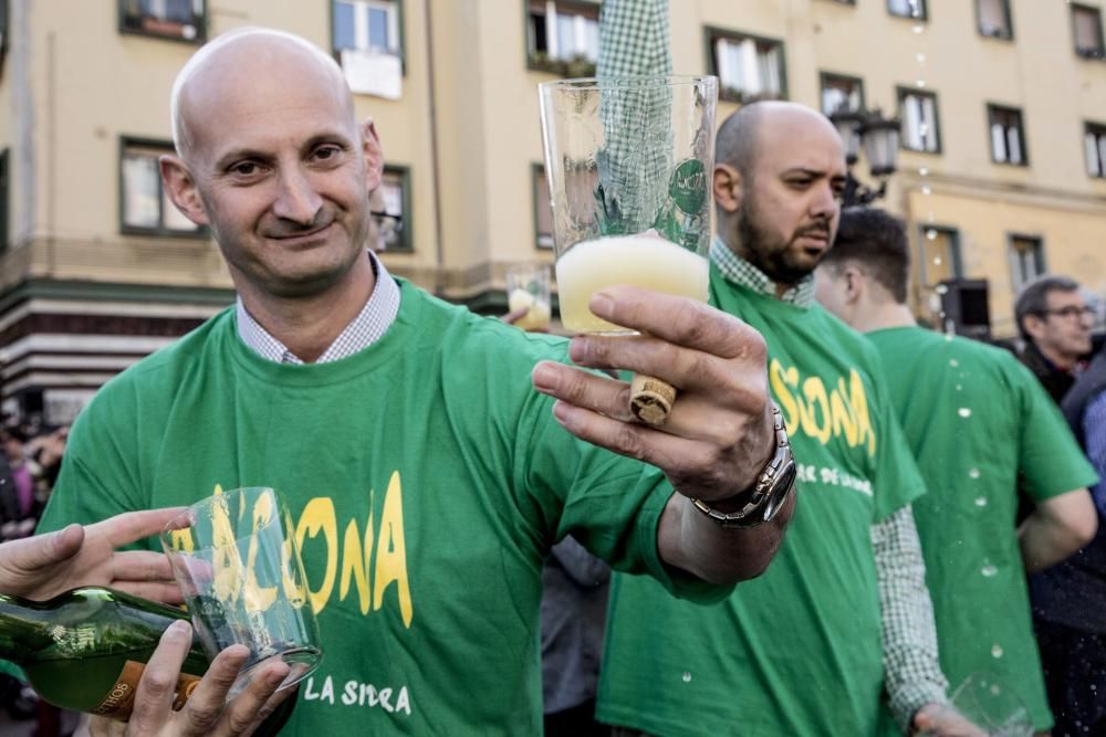 Oviedo apoya desde Gascona la candidatura sidrera ante la UNESCO