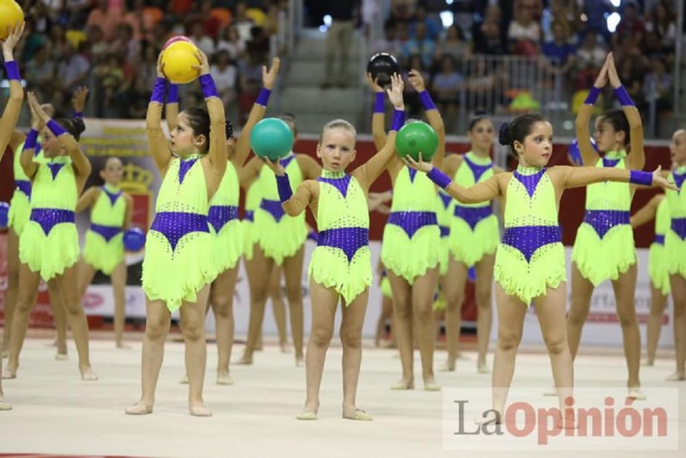 Clausura de las escuelas de Cartagena de gimnasia rítmica y estética de grupo