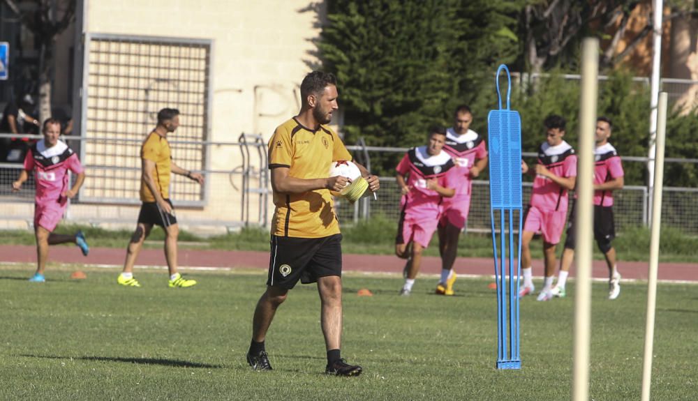 Primer entrenamiento de Lluís Planagumà