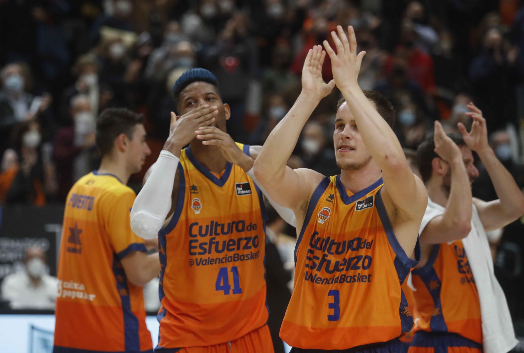 Espectacular remontada de Valencia Basket frente al Surne Bilbao