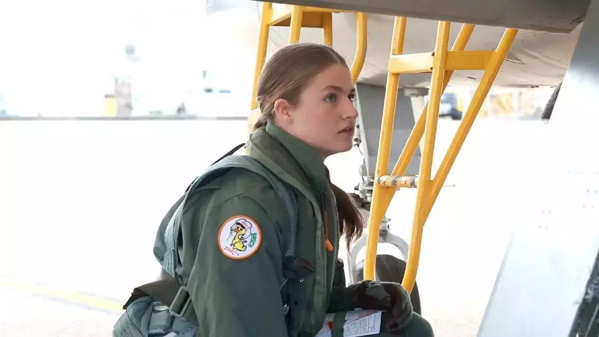 Qué es el 'culopollo' de la princesa Leonor: el divertido significado del parche que lleva en su mono militar de vuelo que casi se nos escapa