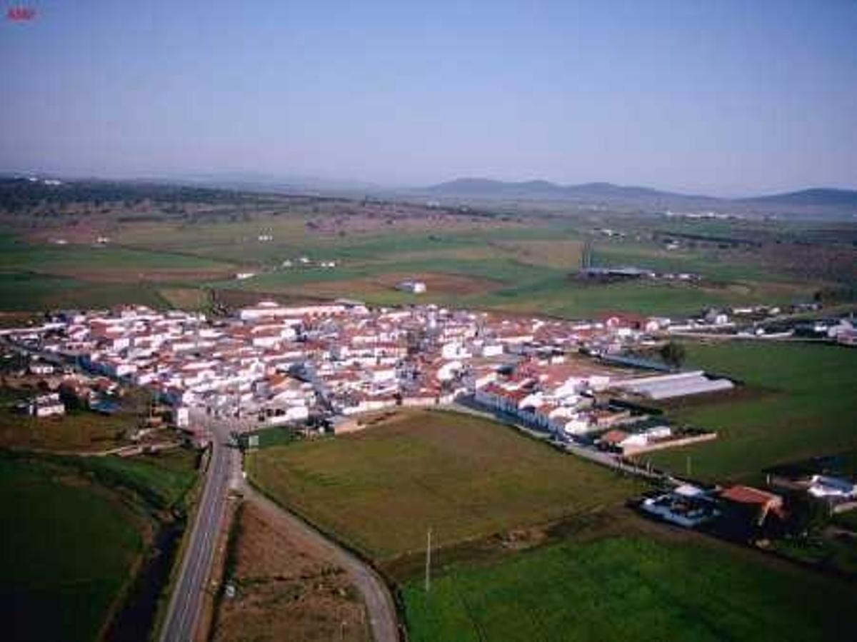 Vista aérea de La Granjuela.