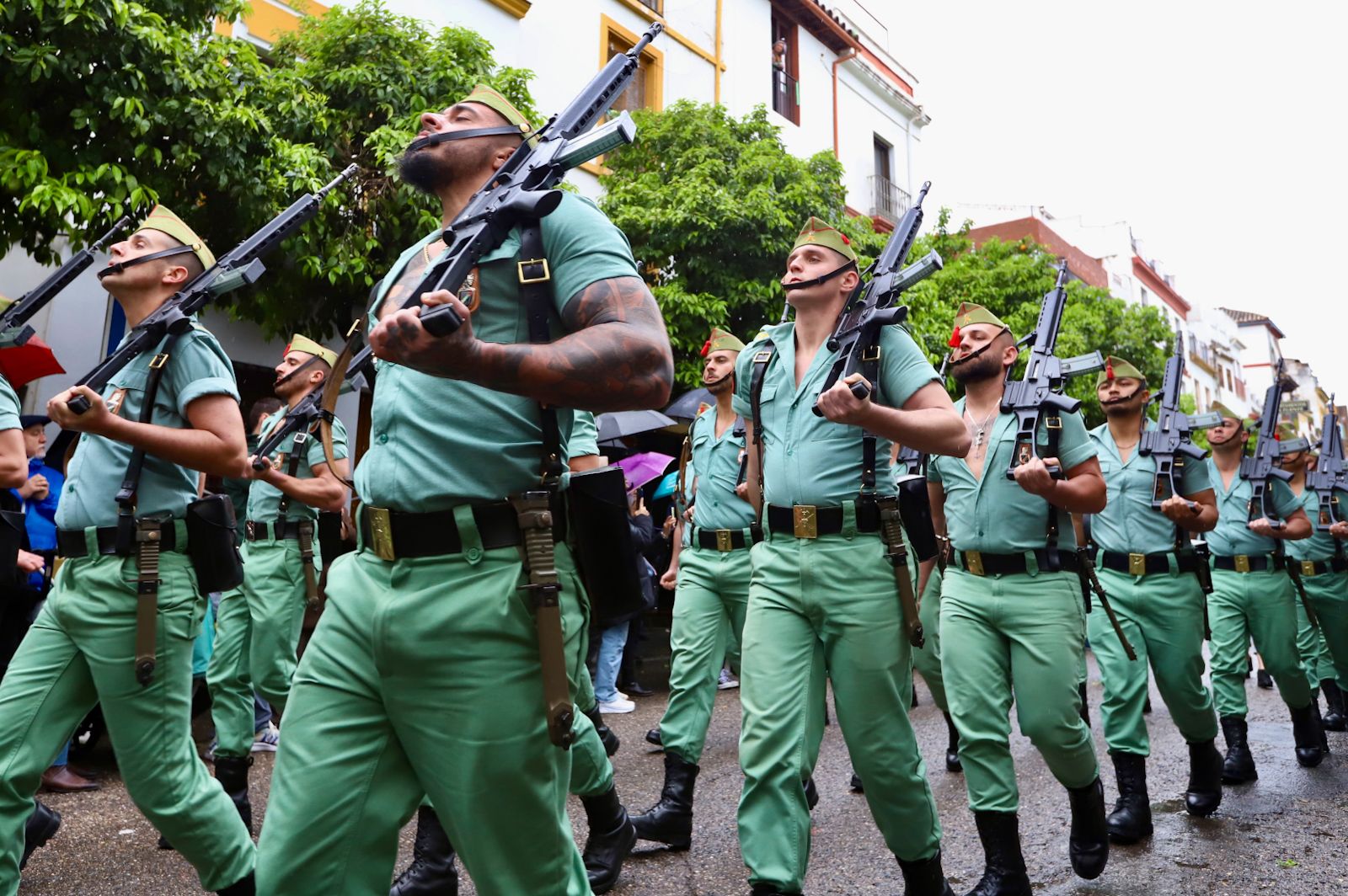 La lluvia deja sin Vía Crucis con la Legión a la Caridad