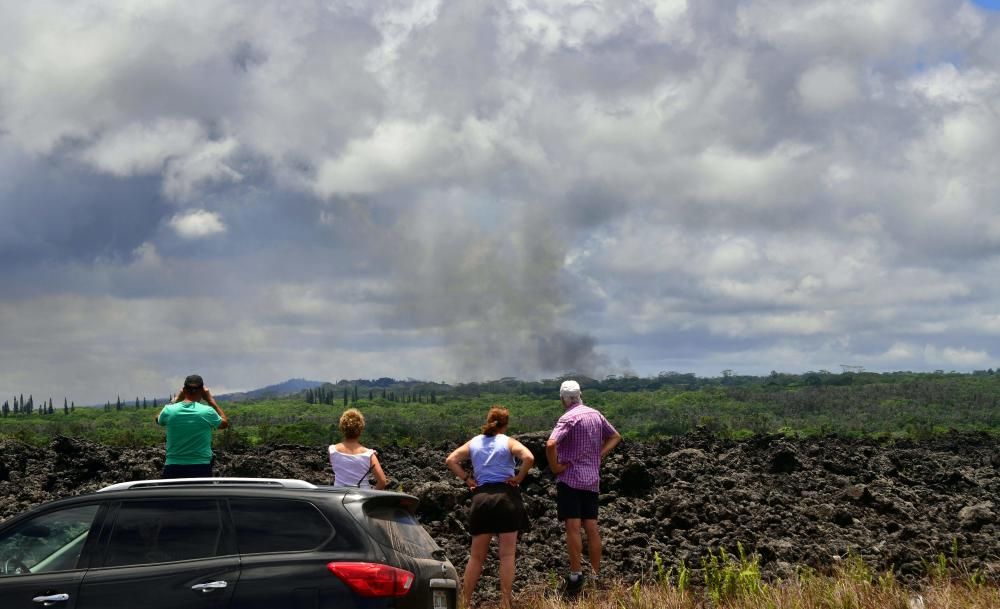 Erupción del volcán Kilauea en Hawái