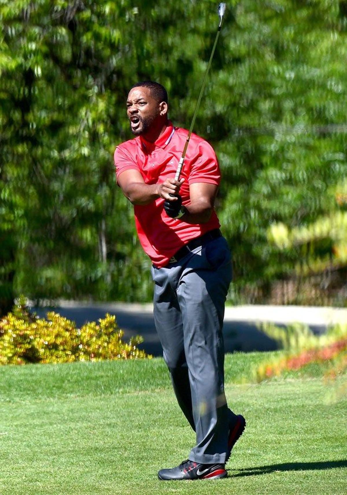 Will Smith en el campo de golf