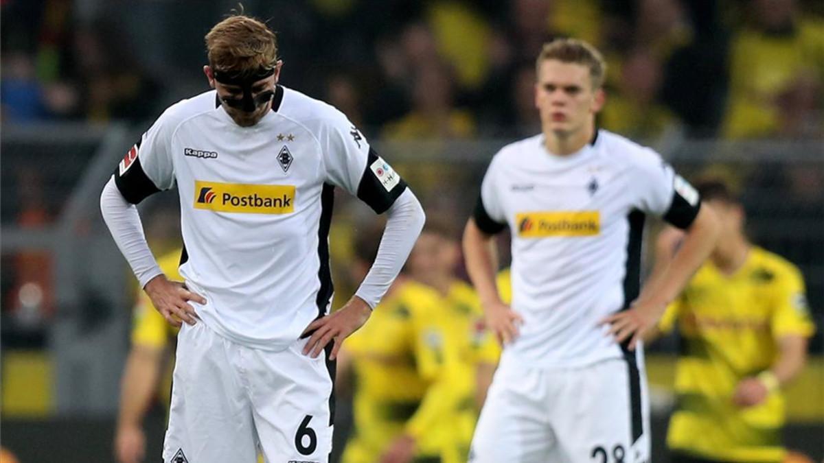 El Gladbach sufrió un severo revés ante el Dortmund
