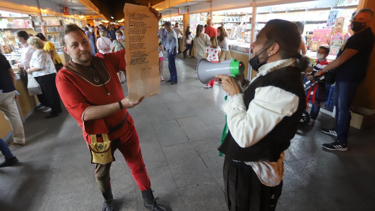 Actuaciones en el marco de la Feria del Libro de Ocasión de Córdoba.