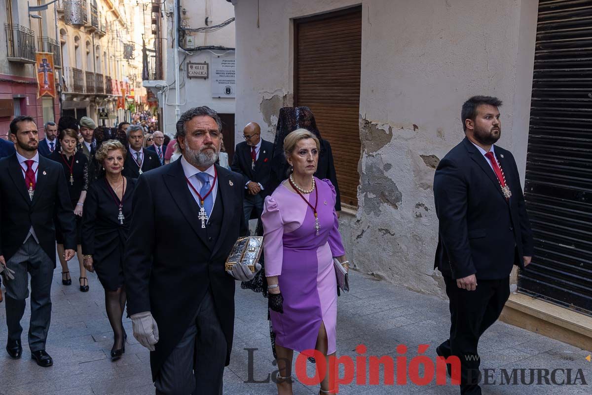 Procesión de regreso de la Vera Cruz a la Basílica