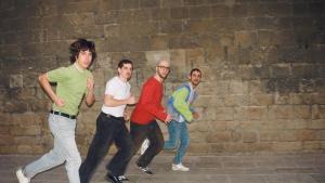 Dan Peralbo i el Comboi. De izquierda a derecha, Dan, Jimmy, Pol y Ret