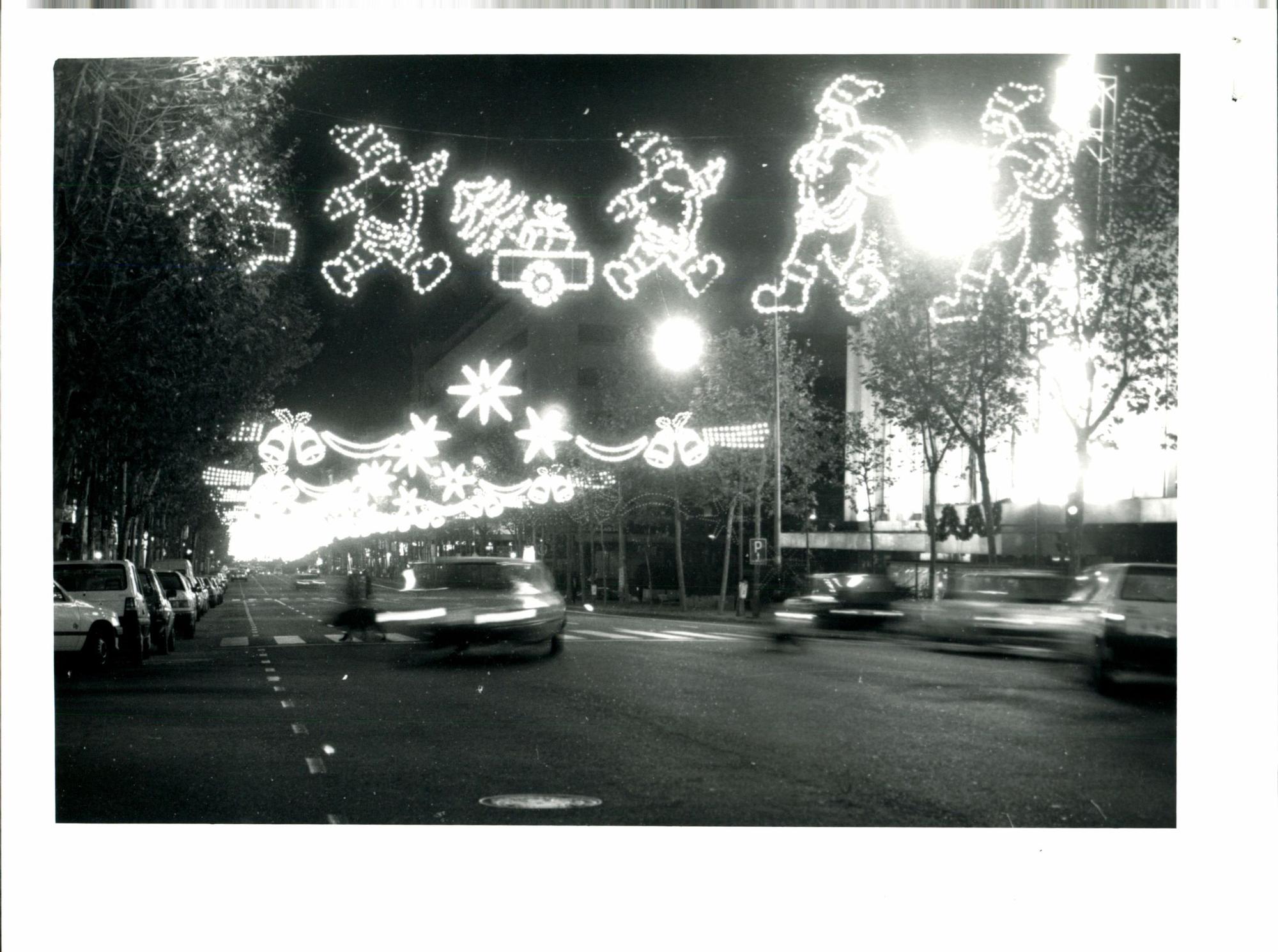 Así eran antes la luces de Navidad de Palma