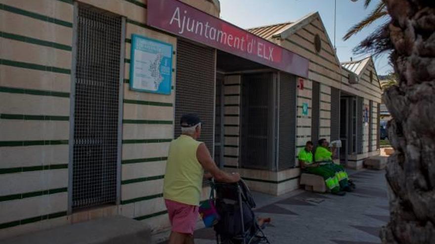 El consultorio médico habilitado en Los Arenales.