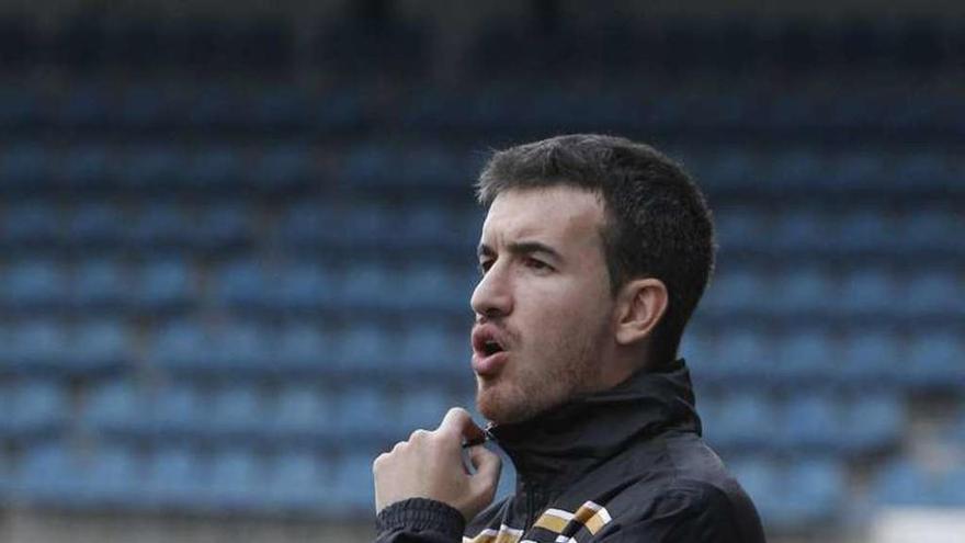 Rubén Domínguez, entrenador del Ourense Club de Fútbol. //J.Regal