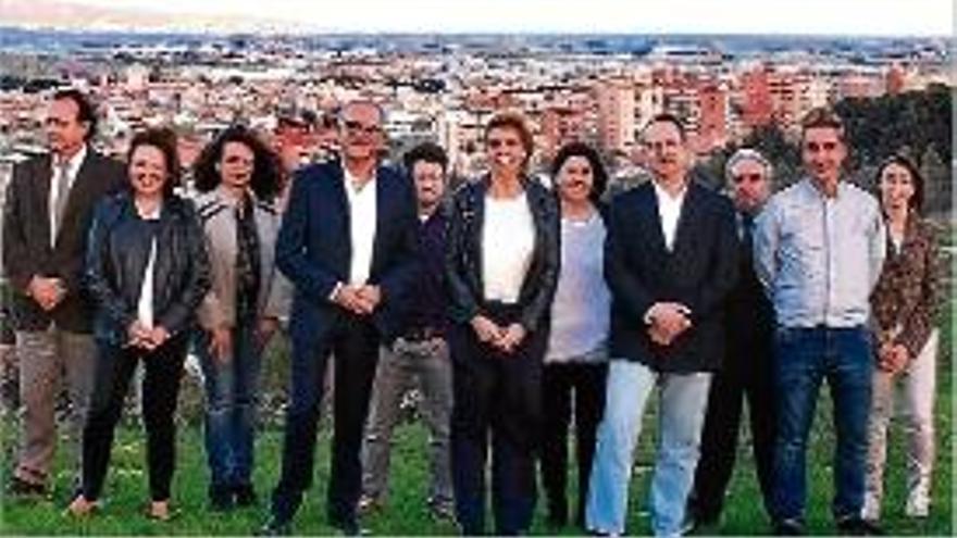 Els candidats presentats de CiU a Figueres.