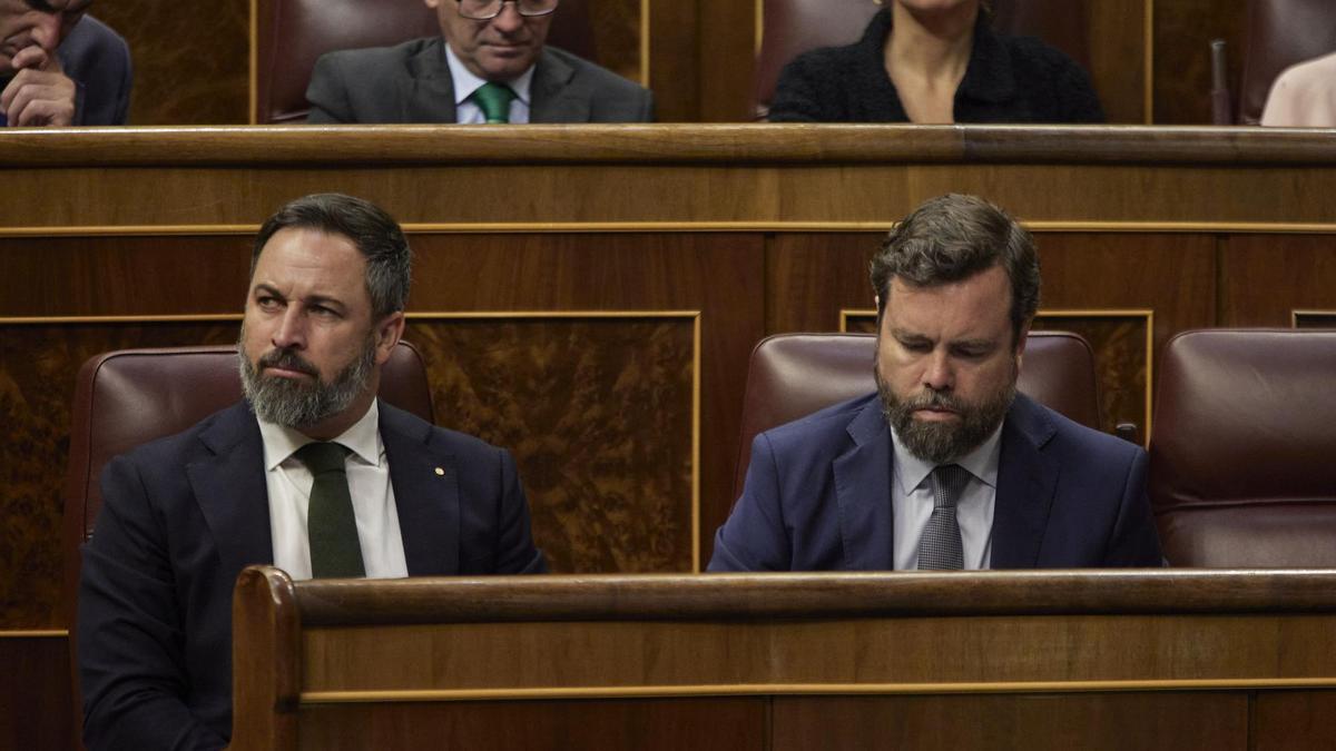 Santiago Abascal e Iván Espinosa de los Monteros.