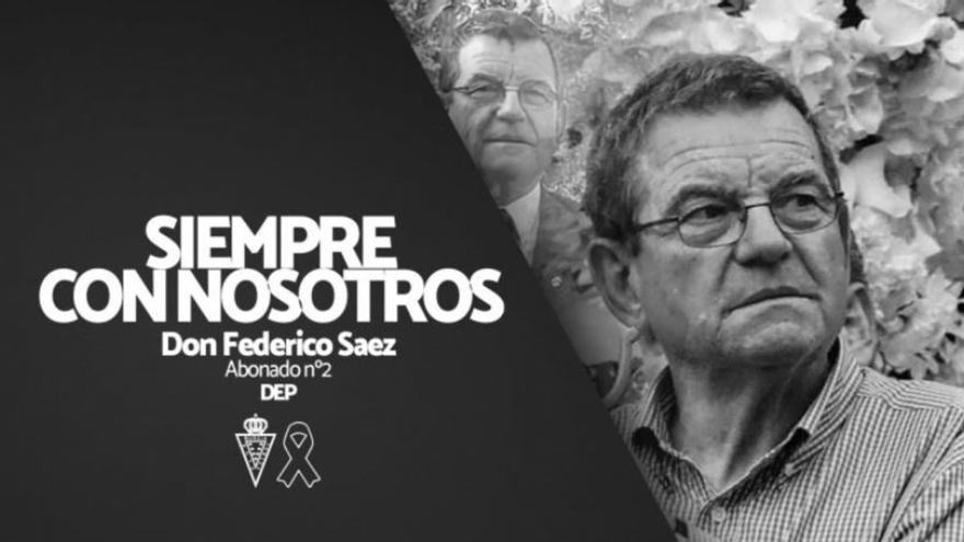 Muere Federico Sáez, abonado número 2 del Real Murcia