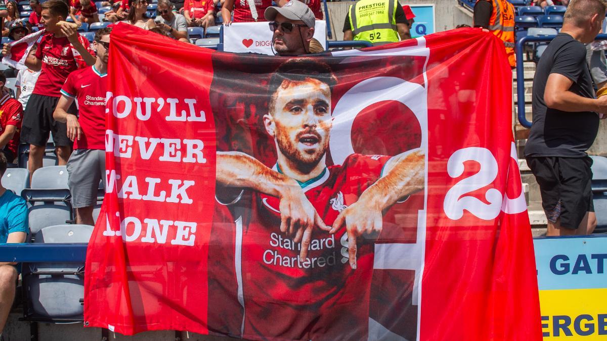 Homenaje a Diogo Jota con un mural en Liverpool