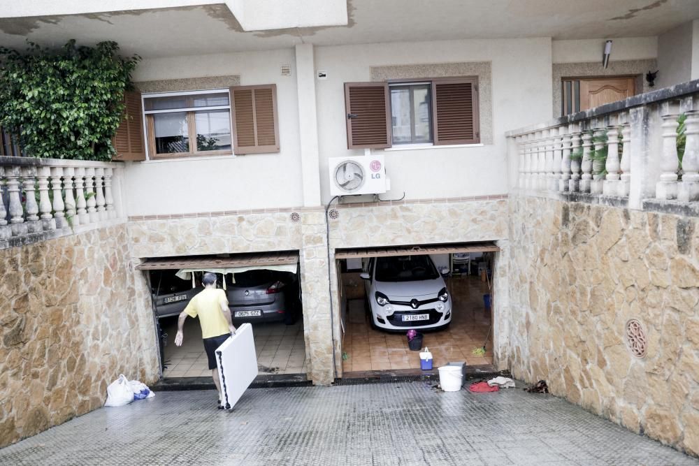 Son Sardina se inunda por las lluvias