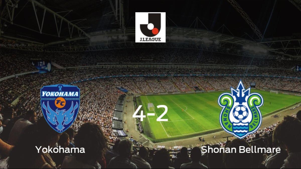 El Yokohama vence 4-2 al Shonan Bellmare en el NHK Spring Mitsuzawa Football Stadium