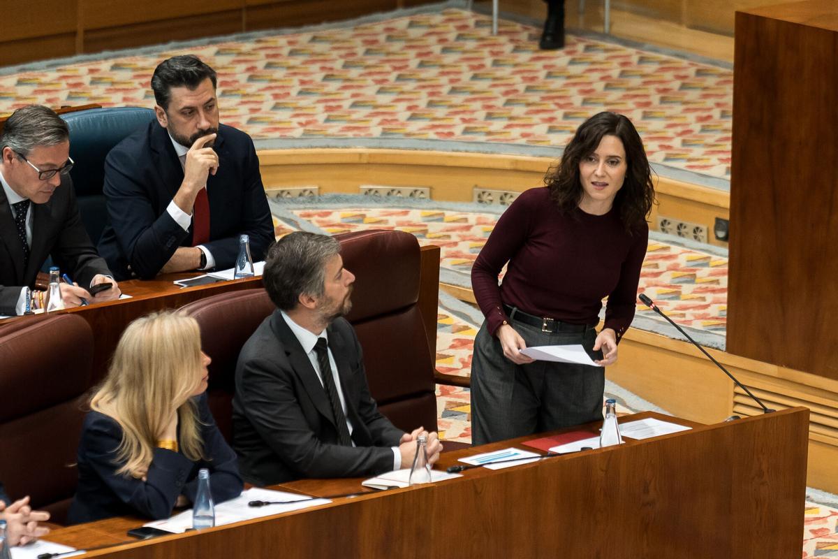 La presidenta de la Comunidad de Madrid, Isabel Díaz Ayuso.