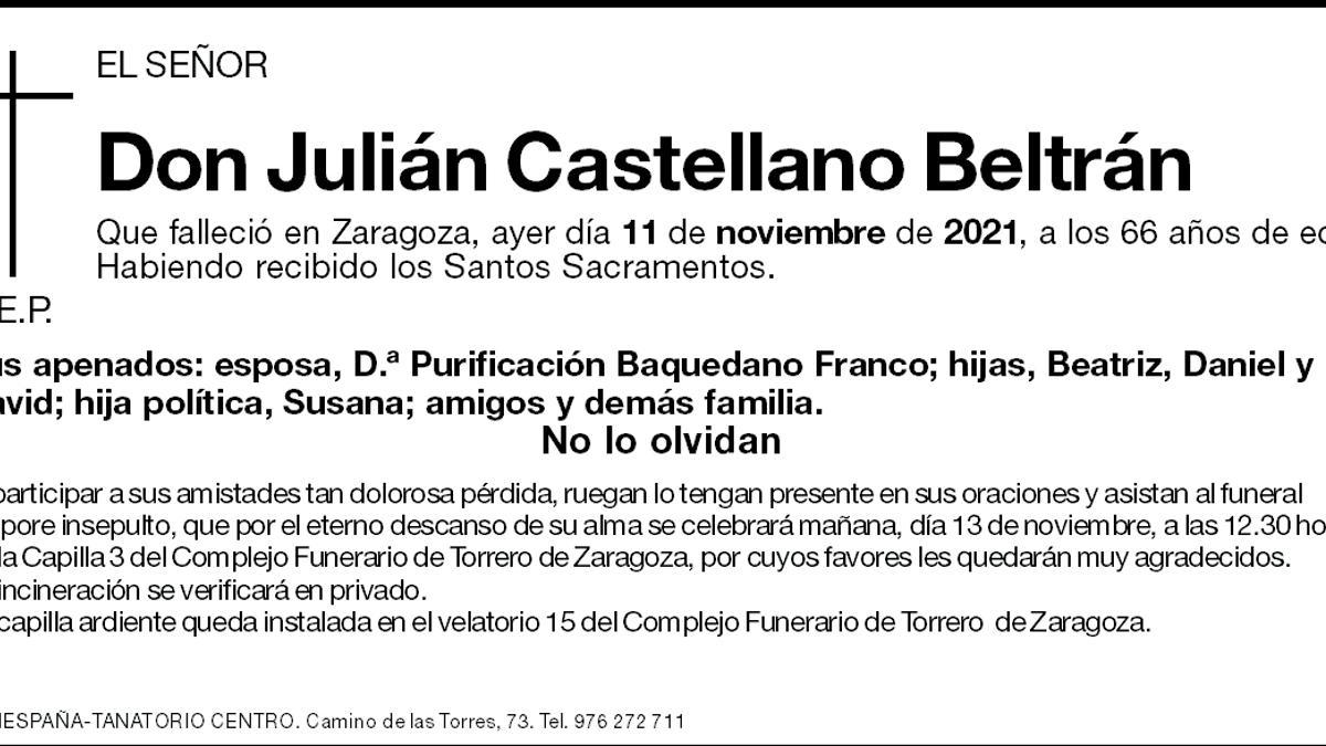 Don Julián Castellano Beltrán