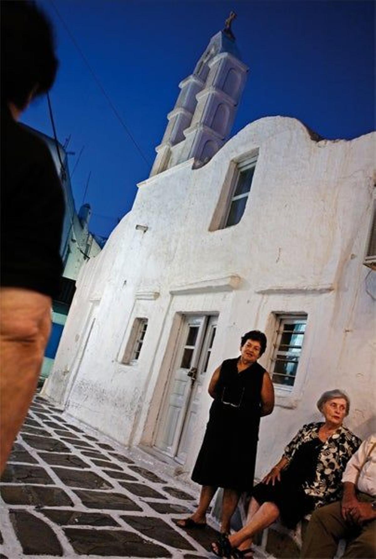 Iglesia en Mikonos.