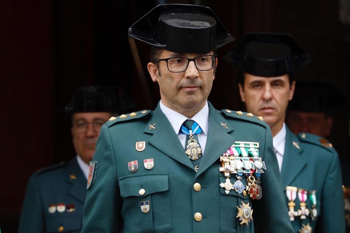 El general de brigada Andrés Manuel Velarde Tazón, máximo responable de la Guardia Civil en Extremadura