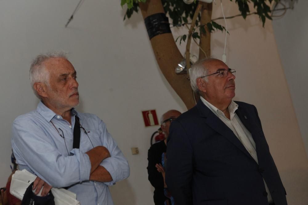 Inauguración de la exposición de Alejandro Mieres en el Museo Baroja