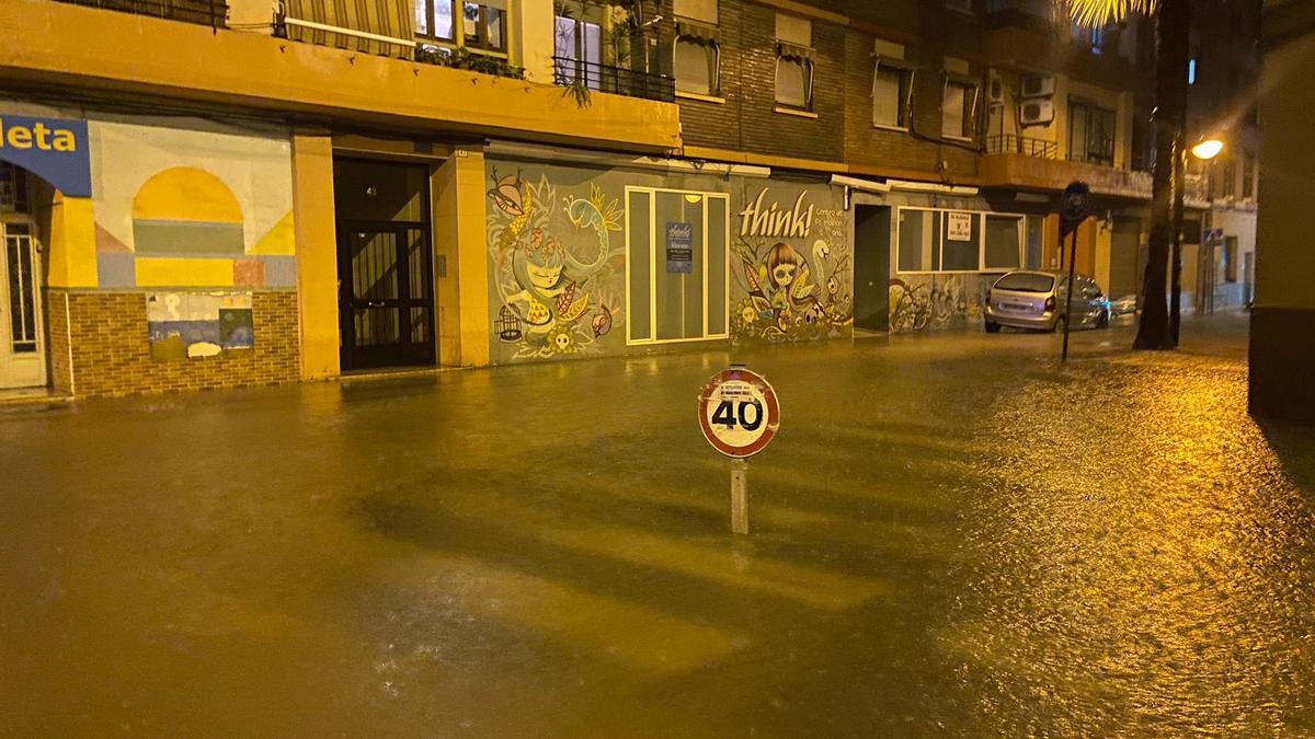 Lluvias en Alboraia (Valencia)