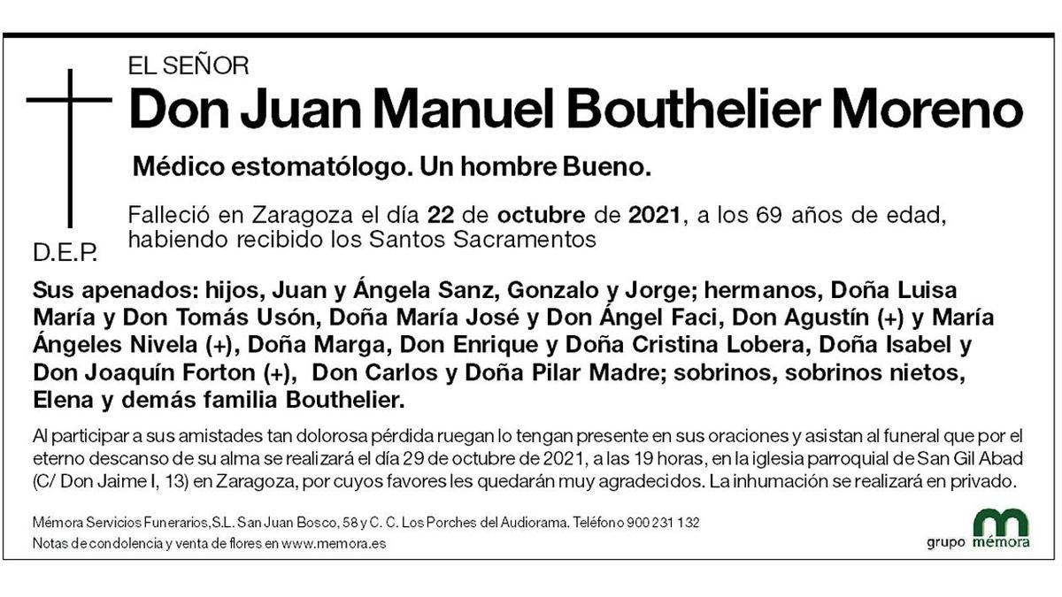 Juan Manuel Bouthelier Moreno