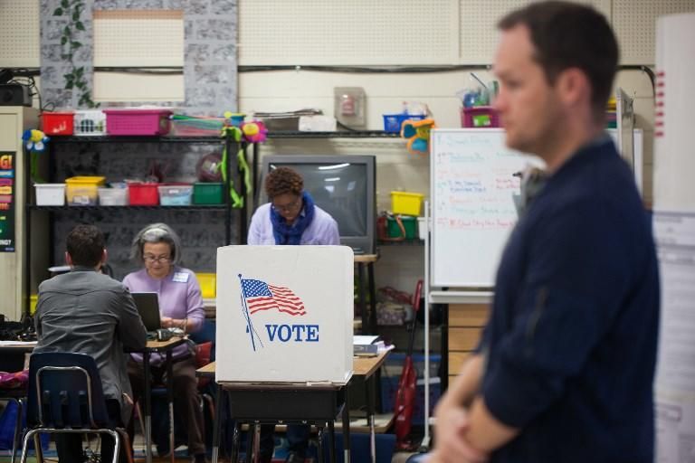 La jornada electoral en EEUU, en imágenes