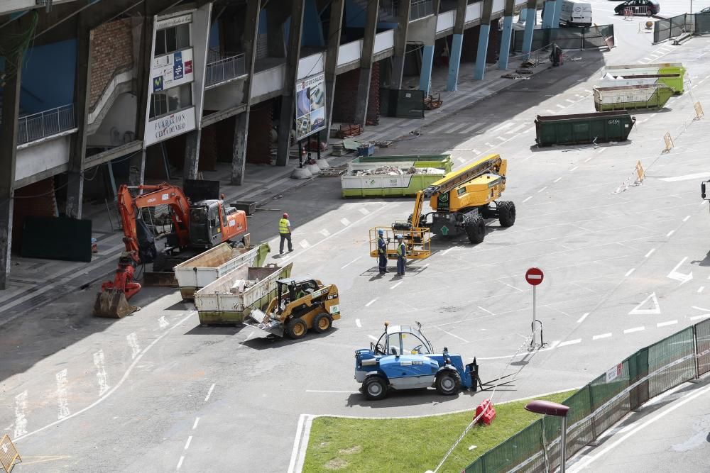 Así están las obras en Balaídos