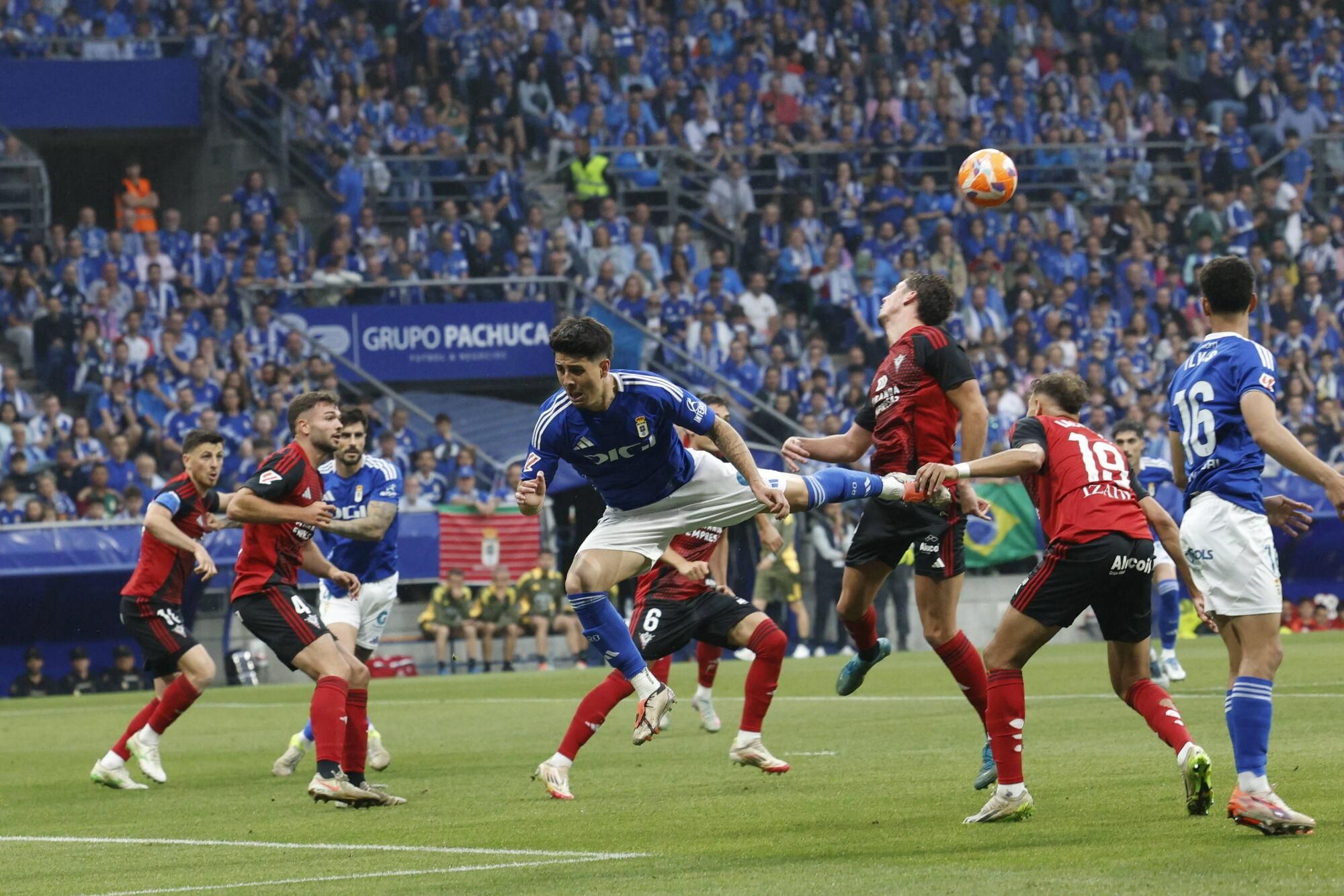 Así se vivió en el Carlos Tartiere la final del play-off entre el Real Oviedo y el Mirandés