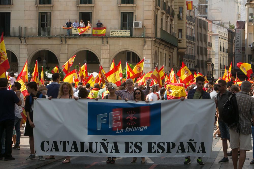 Clamor en Alicante por la unidad de España