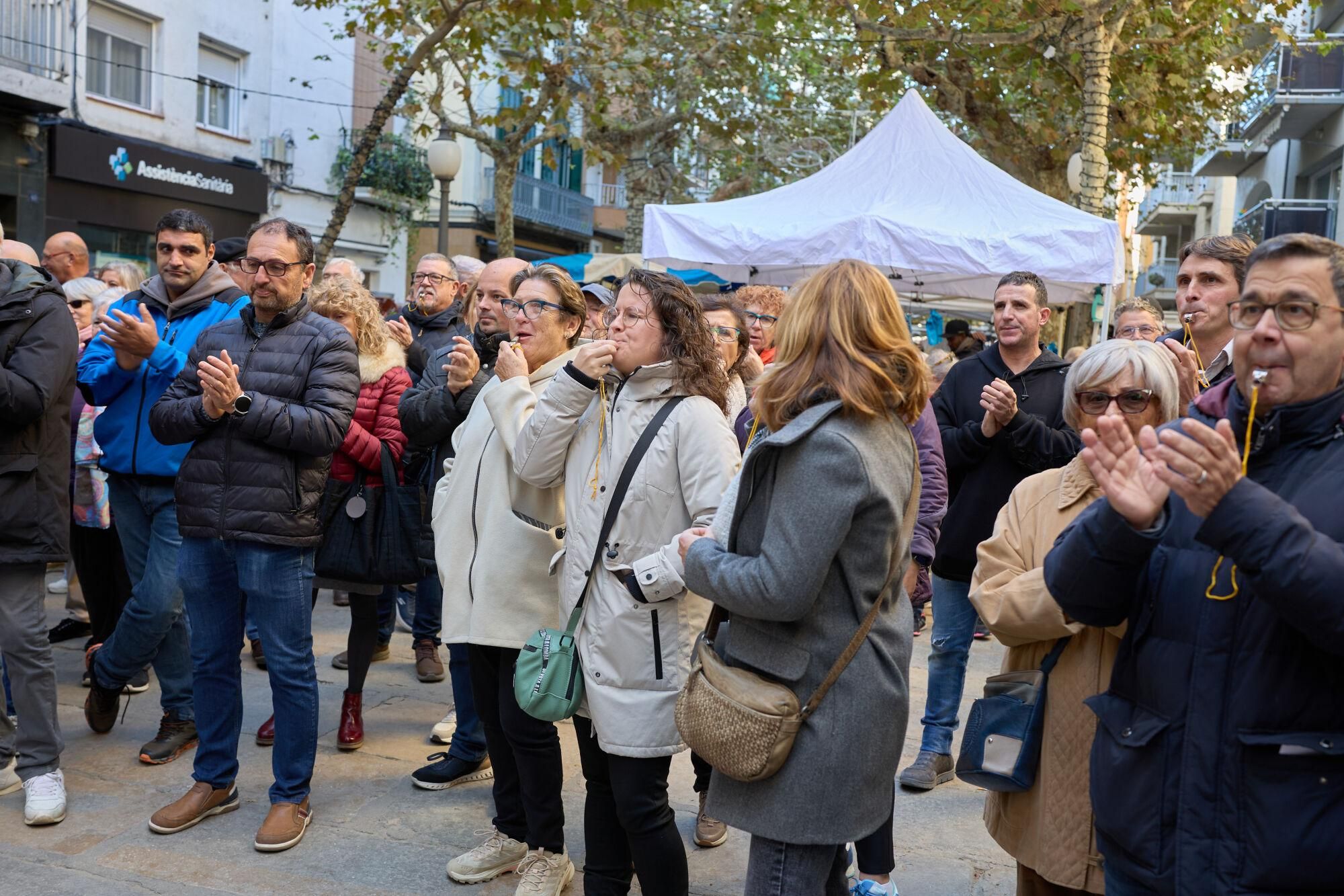 L'aturada de pescadors de Blanes, en imatges
