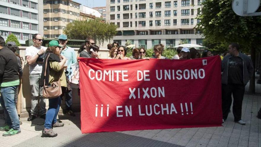 Huelga en Unísono, con corte de tráfico en Pablo Iglesias