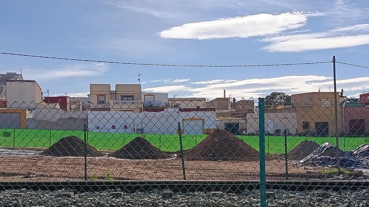 Parcela municipal contaminada de Los Mateos