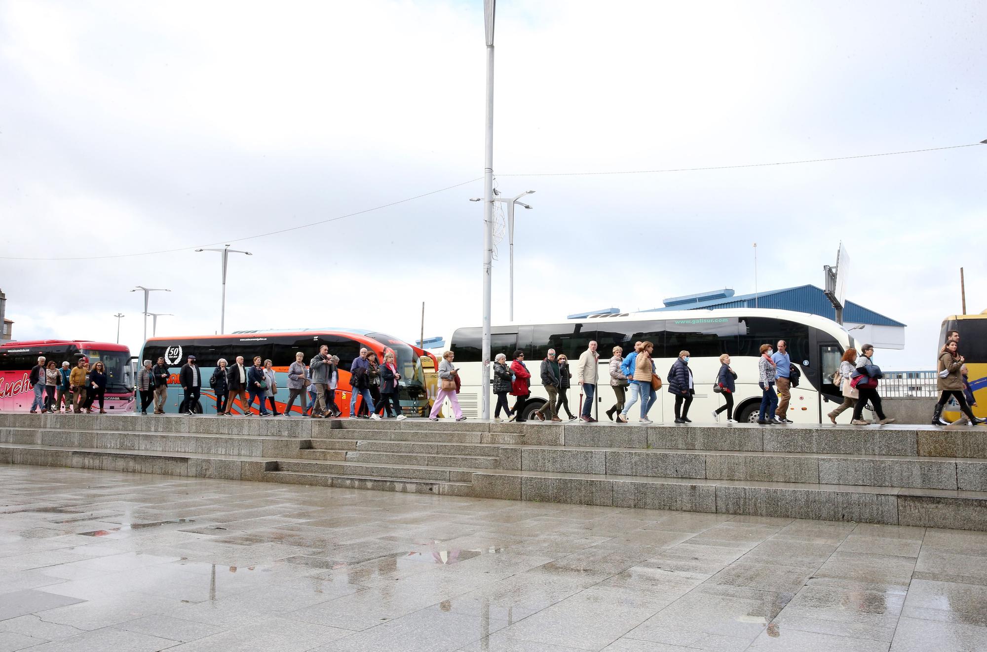 Vigo recibe un aluvión de visitantes durante los últimos días del puente