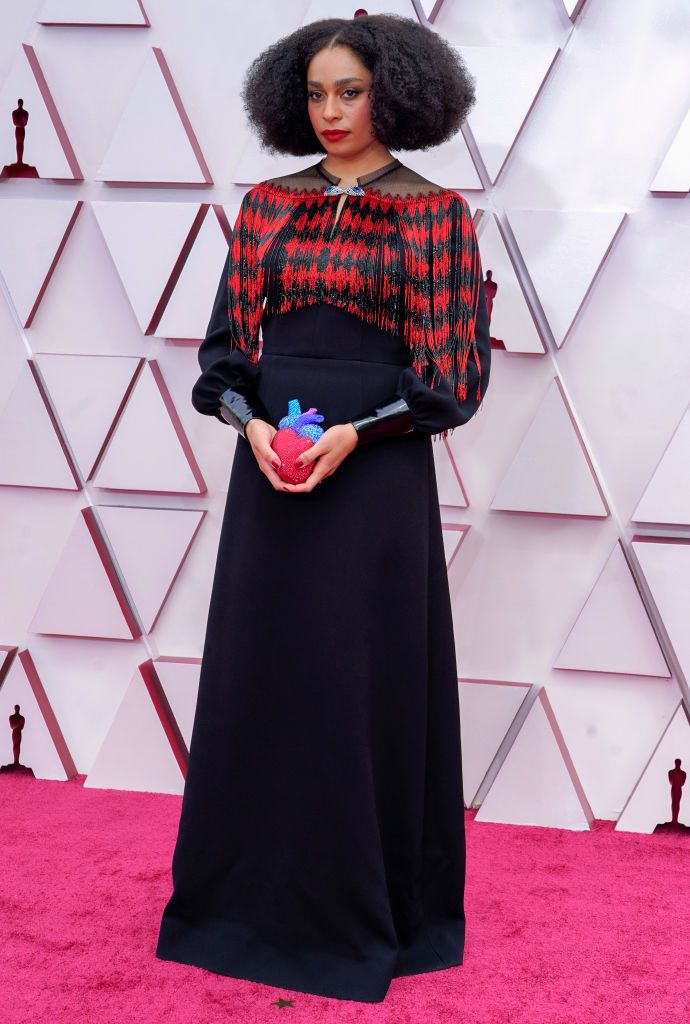 La cantante Celeste en la 93 edición de los Premios Oscar